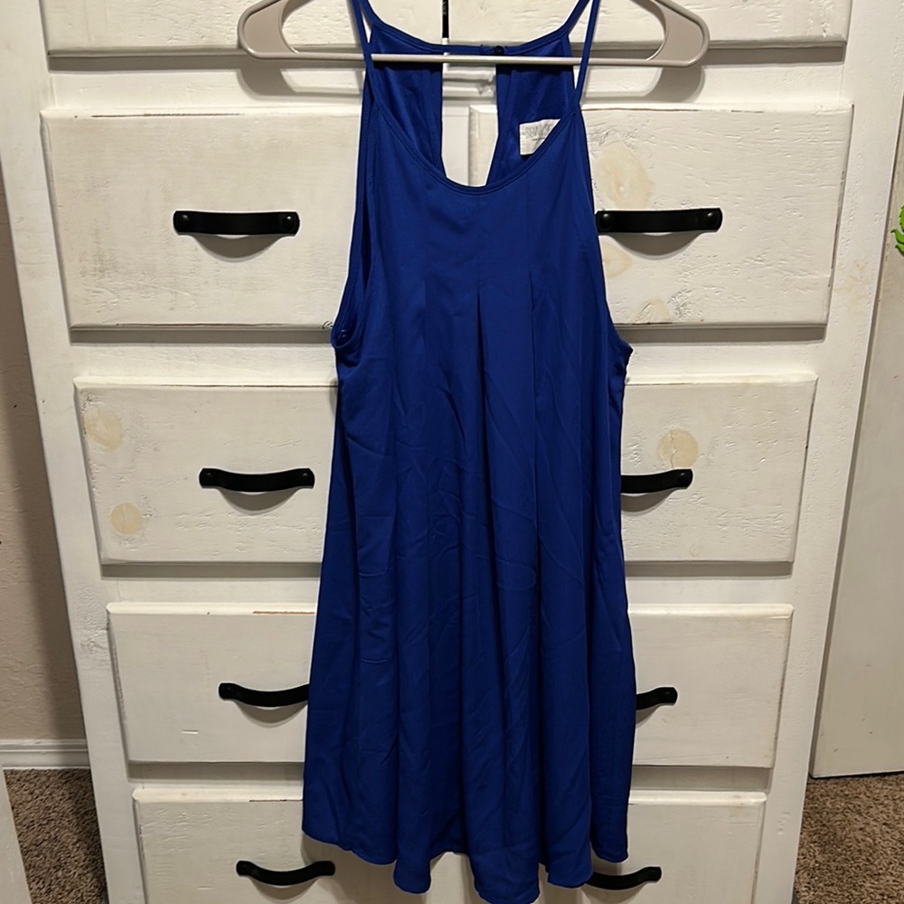 Women’s Vibrant Blue Sleeveless Dress